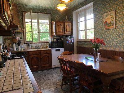 salle à manger des Chambres d'hôtes à vendre à Argentat en Corrèze