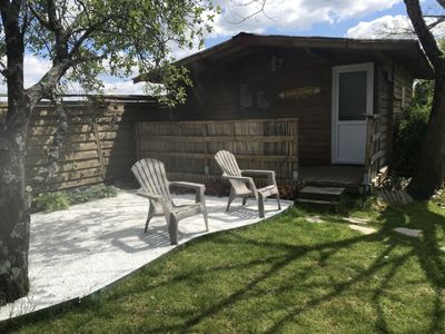 Terrasse des Gîte et chambres d'hôtes à vendre près Dax dans les Landes