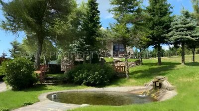 Jardin des Gîtes et chambres d'hôtes à vendre au Monastier sur Gazeille en Haute-Loire