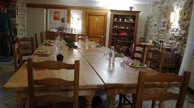 Restaurant et table d'hôtes de la Maison d’hôtes et Auberge à vendre à Blesle en Haute-Loire