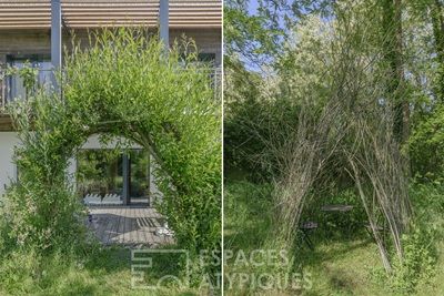jardin des Gîte et chambres d’hôtes à vendre territoire des 4 Rivières Haute-Saône
