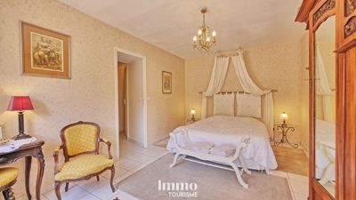 une chambre d'hôtes de la Maison d’hôtes et gîte à vendre aux portes de Chambord