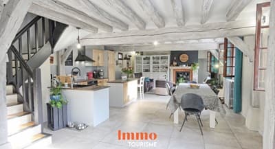 pièce à vivre des Chambres d’hôtes et gîte à vendre à 10 min d’Amboise