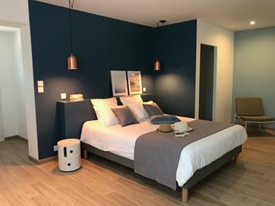 une des Chambres d'hôtes à vendre à Calenzana, baie de Calvi