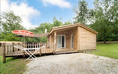 un des chalets du Parc résidentiel de loisirs à vendre à Limoux dans l'Aude