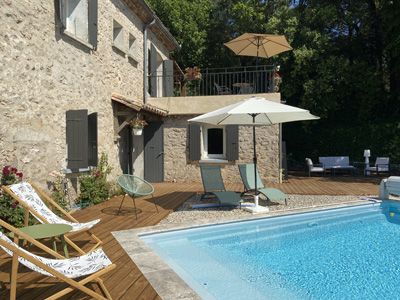 piscine des Chambres d'hôtes à vendre à Anduze dans le Gard
