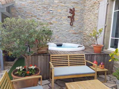 jardin des Chambres d'hôtes à vendre proche Carcassonne dans l'Aude