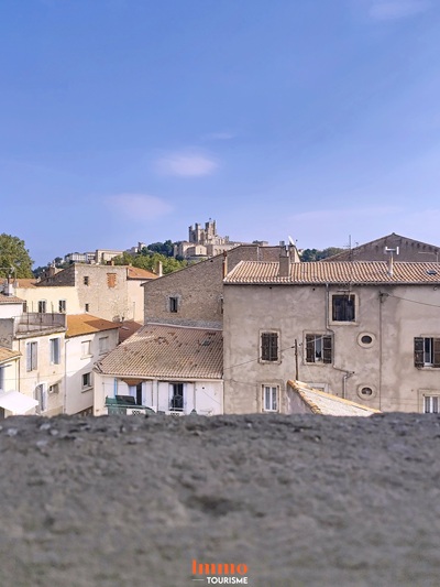vue sur Béziers de la Propriété et gîtes à vendre à Beziers Hérault