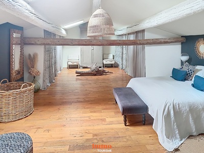 une des chambres de la Propriété et gîtes à vendre à Beziers Hérault