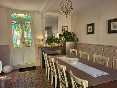 salle à manger des Chambres d'hôtes à vendre à Prades dans les Pyrénées-Orientales