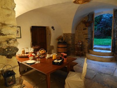 petit déjeuner des Chambres d'hôtes à vendre au Poujol-sur-Orb dans l'Hérault