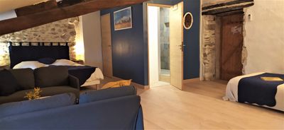 une des Chambres d'hôtes à vendre au Poujol-sur-Orb dans l'Hérault