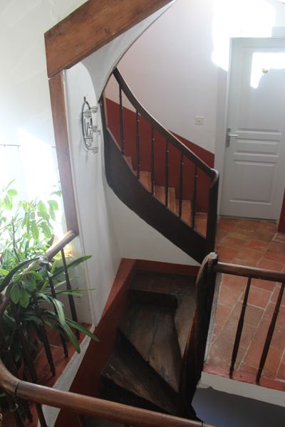 Escalier des Chambres d'hôtes et gîte à vendre à Rennes les Bains dans l'Aude