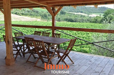 terrasse des Gîtes et chambres d’hôtes à vendre Vallée de l'Orb