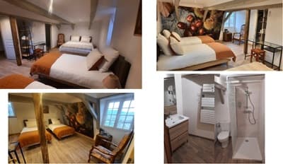 une des Chambres d'hôtes et gîte à vendre à Gagnac-sur-Cère dans le Lot