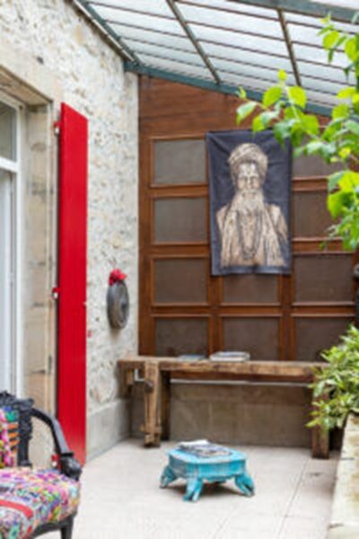 véranda du Gîte d'étape à vendre à Figeac dans le Lot