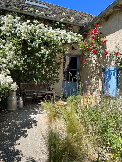 jardin des Chambres d'hôtes et gîtes à vendre axe Albi Rodez en Aveyron