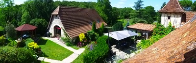 Grange avec Chambres d'hôtes à vendre à Théminettes dans le Lot