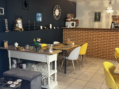 salle à manger des Chambres d'hôtes à vendre à Bayeux dans le Calvados