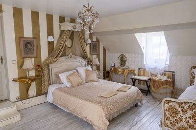 une des chambres des Gîte et chambres d'hôtes à vendre secteur Vernon-Giverny Eure