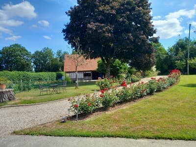 jardin des Chambres d'hôtes à St Maclou de Folleville en Seine-Maritime