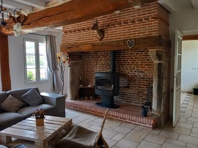 salon des Chambres d'hôtes à St Maclou de Folleville en Seine-Maritime