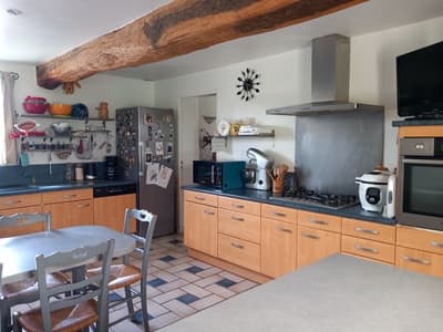 cuisine des Chambres d'hôtes à St Maclou de Folleville en Seine-Maritime