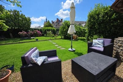 jardin de la Propriété avec gîtes et chambres d'hôtes à vendre à Pontorson dans la Manche