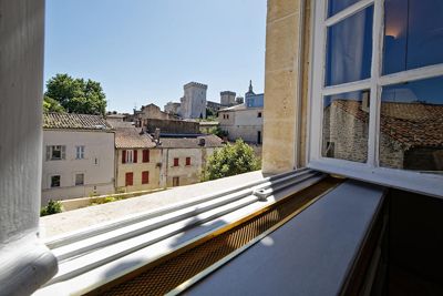 Vue sur Avignon depuis une Chambres d'hôtes à vendre à Avignon intra-muros