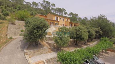 jardin de la Propriété à vendre près Lorgues dans le Var