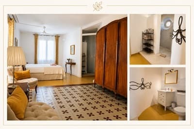 une des Chambres d'hôtes à vendre à Velleron dans le Vaucluse 