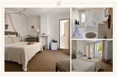 une des Chambres d'hôtes à vendre à Velleron dans le Vaucluse 