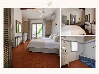 une des Chambres d'hôtes à vendre à Velleron dans le Vaucluse 