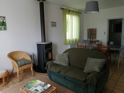 un des salons de la Propriété avec gîtes à vendre presqu'île Guérandaise Loire-Atlantique