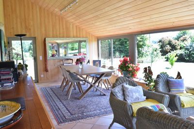 Pièce à vivre de la Propriété avec gîte à vendre à Mansigné dans la Sarthe