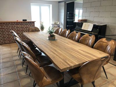 salle à manger des Chambres d'hôtes et gîtes à vendre à Eparcy dans l'Aisne