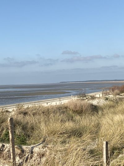 accès plage depuis les Chambres d'hôtes à vendre au Crotoy en Baie de Somme