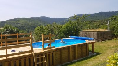 Piscine des Chambres d'hôtes à vendre en Ardèche verte