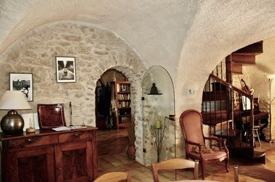 pièce à vivre des Chambres d'hôtes à vendre à Chabrillan dans la Drôme