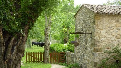 Dépendance avec Chambres d'hôtes à vendre entre Dieulefit et Saoû en Drôme provençale