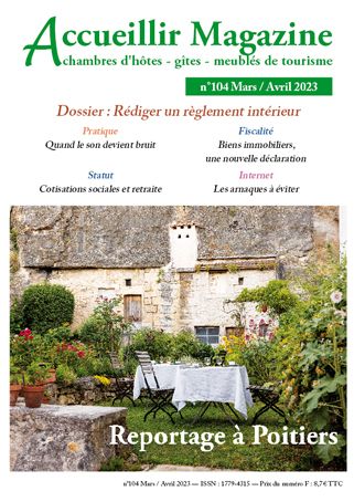 Accueillir Magazine n°104 mars / avril 2023