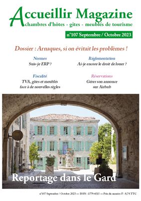 Accueillir Magazine n°107 septembre / octobre 2023
