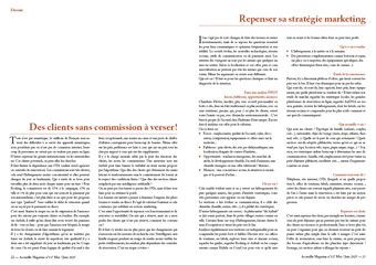 Des clients sans commission à verser !