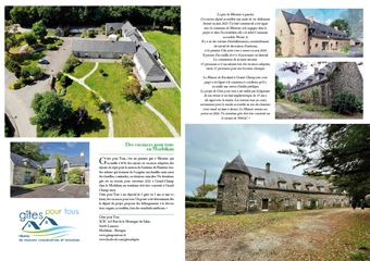  Reportage Gîtes pour tous
Morbihan - Bretagne