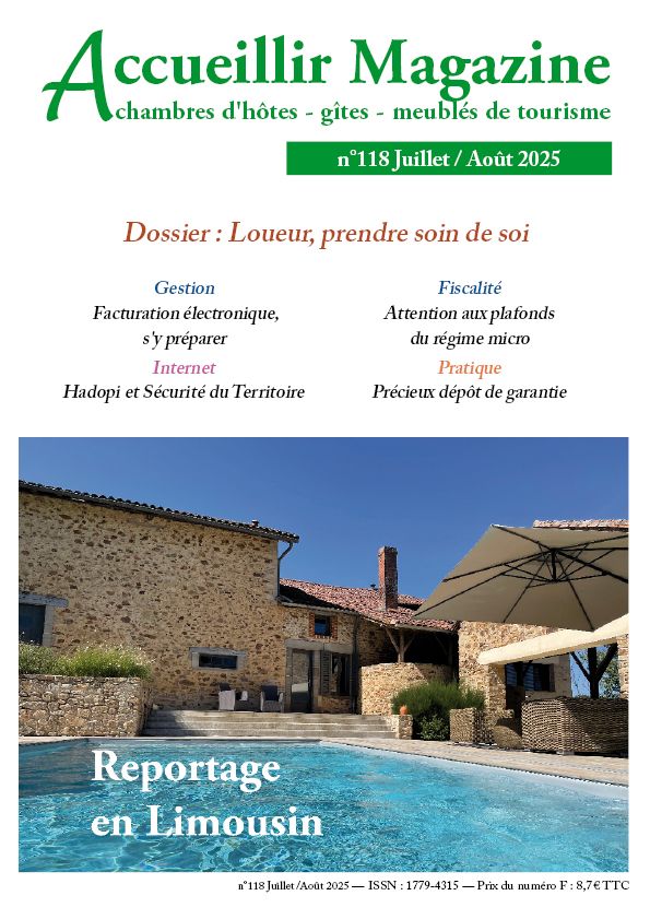 Magazine d'information des chambres d'hôtes