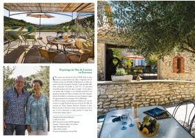  Reportage Chambres d'hôtes Le Mas de Lencieu à Gigondas - Vaucluse - Provence Alpes Côte d'Azur