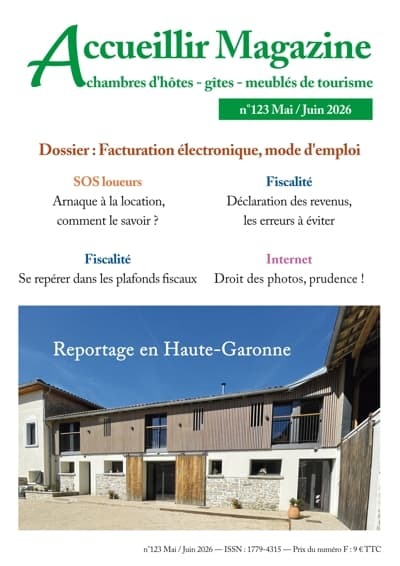 Accueillir Magazine n°123 Mai / Juin 2026