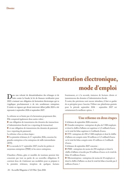 Facturation électronique, mode d'emploi