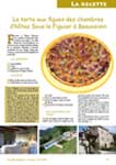 La tarte aux figues de la table d'hôtes de Sous le Figuier à Beauvoisin dans la Drôme provençale