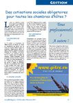 Cotisations sociales pour toutes les chambres d'hôtes ?